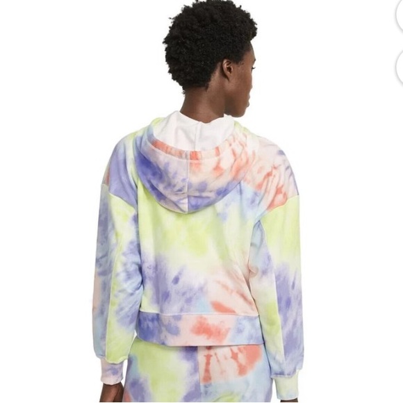 NIKE Women's Dri-FIT Get Fit Tie-dye Pullover Training Hoodie - Picture 2 of 3